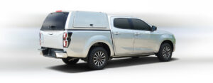 CARRYBOY WORKMAN flakkåpa Isuzu D-Max D/C 2020–2024, Mercury Silver, centrallås