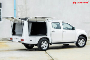 Tradesman Service Body, Isuzu D-Max 2012–, D/C, White (877)