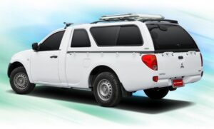CARRYBOY flakkåpa, Mitsubishi L-200, extra cab 2006–, COSMOS BLACK X08