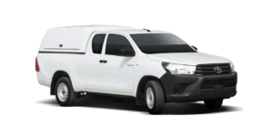 CARRYBOY flakkåpa, Workman BUDGET, Hi-Lux Extended-Cab 2016–, 040 PURE WHITE
