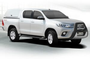 WORKMAN flakkåpa, Toyota Hilux Revo/Invincible Double-Cab 2016–, White 040