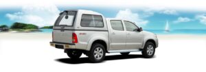 CARRYBOY flakkåpa, S-840, Toyota Hi-Lux Double-Cab 2006–2015, CHILLI RED 3E5