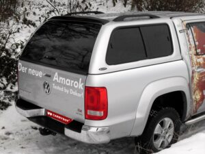 CARRYBOY flakkåpa, Volkswagen Amarok, Double-Cab 2010–2022, Reflex Silver