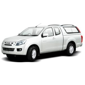 CARRYBOY flakkåpa, Isuzu D-Max Ex/C RT-50 2012– med takräcke, Black Mica (523)