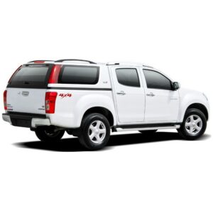 CARRYBOY flakkåpa, Isuzu D-Max D/C RT-50 2012– med takräcke, Black Mica (523)