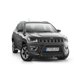 Frontbåge Jeep Compass 2017– Ø60 mm, svart