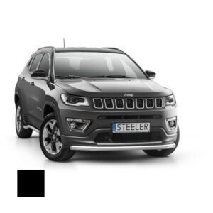 Stötfångarrör nedre, Jeep Compass 2017–, Ø60 mm, svart