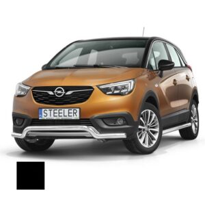 Stötfångarrör nedre, Opel Crossland X 2017–, Ø60 mm, svart
