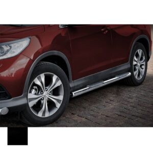 Sidorör med steg, Honda CRV 2012–2016–, Ø70 mm, svart