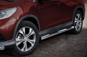 Sidorör med steg, Honda CRV 2012–2016–, Ø76 mm