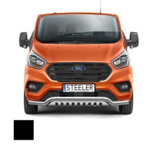 Stötfångarrör nedre, Ford Transit Custom 2018–, Ø70 mm, svart