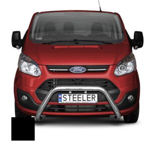 Frontbåge, Ford Transit Custom 2012–2018, Ø70 mm, svart