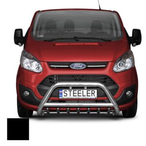 Frontbåge, Ford Transit Custom 2012–2018, Ø70 mm, svart