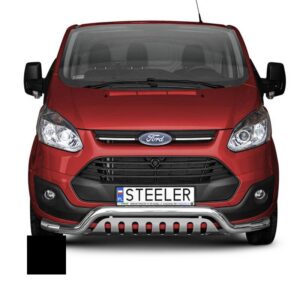 Stötfångarrör nedre, Ford Transit Custom 2012–2018, Ø70 mm, svart