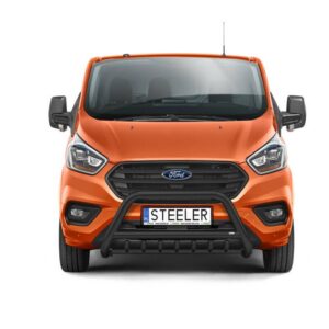 Frontbåge Ford Transit Custom 2018– Ø70 mm, svart