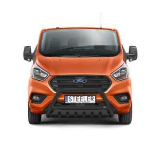 Frontbåge Ford Transit Custom 2018–, Ø70 mm, svart