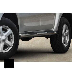 Sidorör med steg, Isuzu D-Max 2012–2017, Ø70 mm, svart