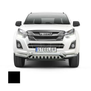 Stötfångarrör nedre, Isuzu D-Max 2012–2017–, Ø70 mm, svart