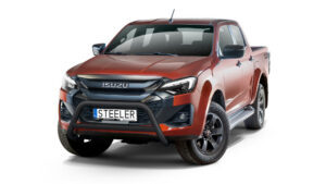 Frontbåge Isuzu D-Max 2024– Ø70 mm, svart