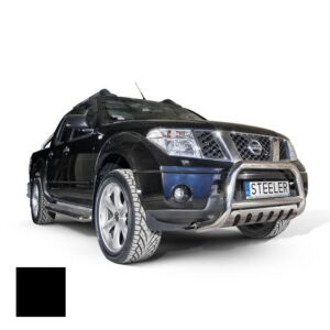 Frontbåge Nissan Navara 2010–2015 Ø70 mm, svart