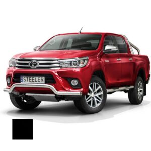 Stötfångarrör nedre, Toyota Hilux 2015–2018, Ø70 mm, svart