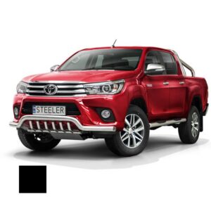 Stötfångarrör nedre, Toyota Hilux 2015–2018, Ø70 mm, svart
