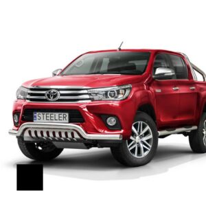 Stötfångarrör nedre, Toyota Hilux 2015–2018, Ø70 mm, svart