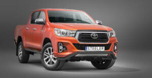 Stötfångarrör nedre, Toyota Hilux (Selection 50) 2018–2021, Ø70 mm, svart
