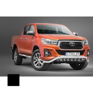 Stötfångarrör nedre, Toyota Hilux (Selection 50) 2018–2021, Ø70 mm, svart