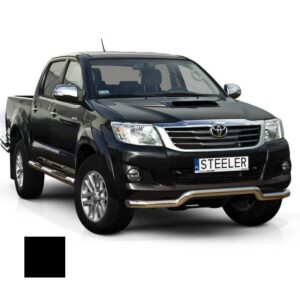Stötfångarrör nedre, Toyota Hilux 2005–2011–2015, Ø70 mm, svart