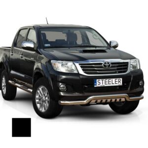 Stötfångarrör nedre, Toyota Hilux 2005–2011–2015, Ø70 mm, svart