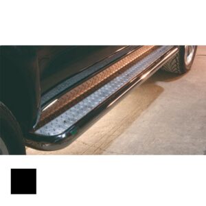 Sidosteg, Toyota Hilux 2005–2011–2015, Ø70 mm, svart