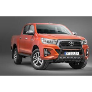 Frontbåge, Toyota Hilux (Selection 50) 2018–, Ø70 mm, svart