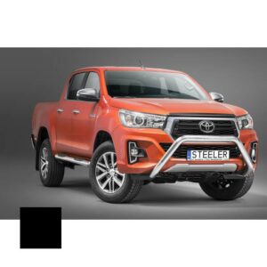 Frontbåge, 76 mm Toyota Hilux (Selection 50) 2018–, Ø76 mm, svart