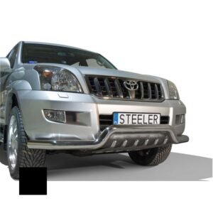 Stötfångarrör nedre, Toyota Land Cruiser 120 2003–2009, Ø76 mm, svart