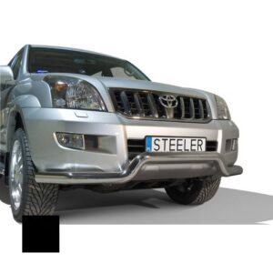 Stötfångarrör nedre, Toyota Land Cruiser 120 2003–2009, Ø76 mm, svart