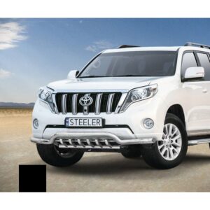 Stötfångarrör nedre, Toyota Land Cruiser 150 2013–2017, Ø70 mm, svart