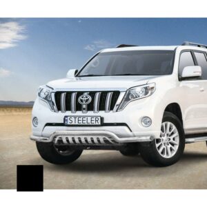 Stötfångarrör nedre, Toyota Land Cruiser 150 2013–2017, Ø70 mm, svart