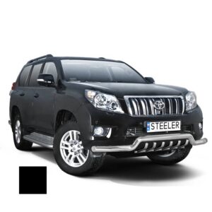 Stötfångarrör nedre, Toyota Land Cruiser 150 2010–2013, Ø70 mm, svart