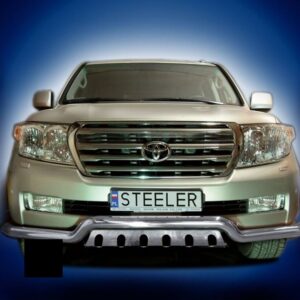 Stötfångarrör nedre, Toyota Land Cruiser V8 2007–2012, Ø76 mm, svart