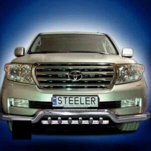 Stötfångarrör nedre, Toyota Land Cruiser V8 2007–2012, Ø76 mm, svart