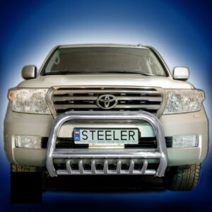 Frontbåge, Toyota Land Cruiser V8 2007–2012, Ø70 mm, svart