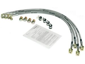 Bromsslangsats, rostfritt stål, med TÜV, Jeep JK 2007–2018