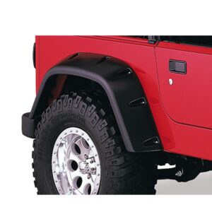 Bushwacker Fender Flare-sats, Cut Out Flare 4 delar, TJ 1996–2006