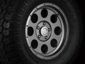 9×17 fälg ET+16, gunmetalgrå, TÜV-godkänd upp till 35