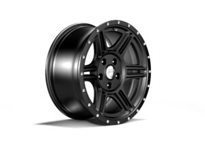ASP aluminiumfälg svart 8,5×17 ET +12 TÜV för 35″ JK
