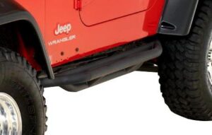 Body Side Guards, stål, svart pulverlack, 50 mm, Jeep Wrangler TJ, 1996–2002