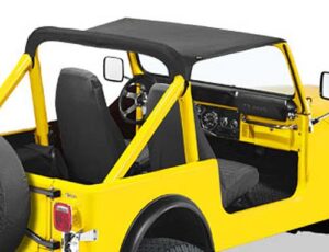 Bestop Bikinitop ”strapless” svart denim Jeep CJ7/YJ 1987–1991