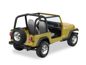 Jeep YJ 1992–1995 Rollbar Cover Kit, Black Denim