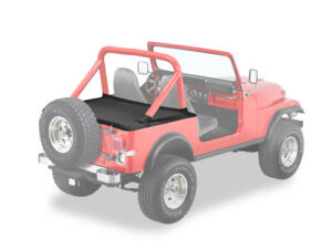 Jeep CJ7 1980–1986 / YJ 1987–1991 Deck Cover, svart